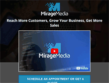 Tablet Screenshot of miragemediainc.com